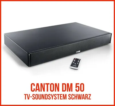 Kaufen CANTON DM50 Sounddeck 200 Watt RMS Farbe: Schwarz SEHR GUTER Zustand ! • 259€