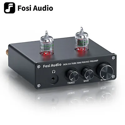 Kaufen Fosi Audio Box X4 Phono Vorverstärker Kopfhörerverstärker Vakuumröhren Für MM • 89.99€