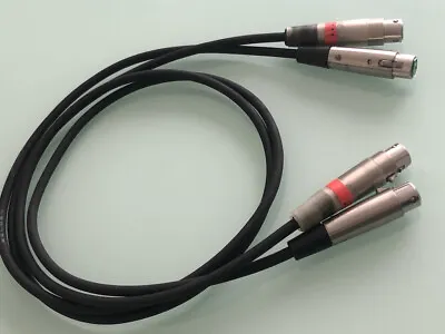 Kaufen 1 Paar Belden XLR CINCH Kabel Mit SWC Profi-Steckern Ca. 1,25 M • 45€