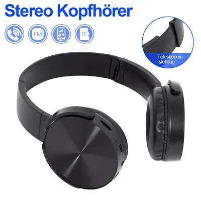 Kaufen HiFi Stereo Bluetooth Kopfhörer 5.1 Faltbares Kabellos Headset Noise Cancelling • 10.99€