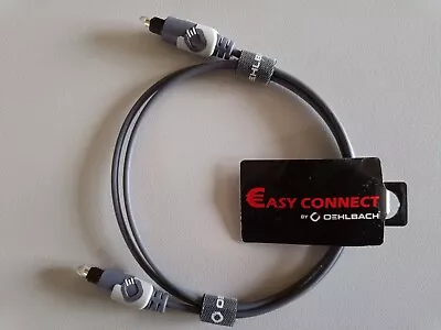 Kaufen Oehlbach Easy Connect Opto MK II 100 Optisches Digitalkabel 1 Meter Neu • 6.50€
