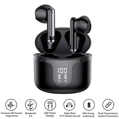 Kaufen Mpow Bluetooth 5.3 Kopfhörer In-Ear Ohrhörer Wireless Sport Headset Mit Ladebox • 21.39€