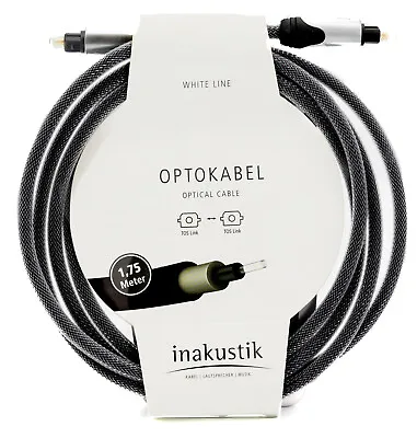 Kaufen Inakustik PREMIUM Toslink Optisches Digital Audio HIFI SPDIF Kabel 1,75m 091 • 9.95€