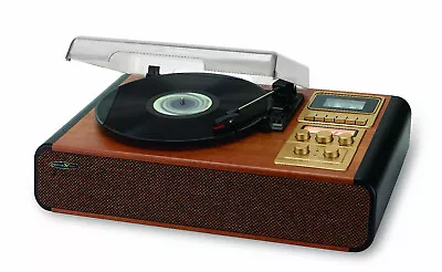 Kaufen Reflexion HIF-1975BT Retro Plattenspieler Mit Radio, Bluetooth Im Holzgehäuse • 59€