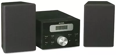 Kaufen Alba Bush LCD Mikrosystem Mit FM Und AUX - Schwarz (defekt - Kein Ton) • 15.76€