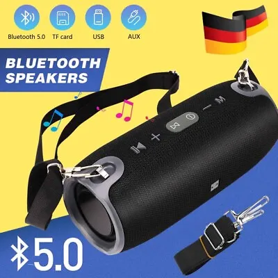 Kaufen 40W Tragbarer Wireless Bluetooth Lautsprecher Stereo Subwoofer SD Musicbox IP67 • 22.68€