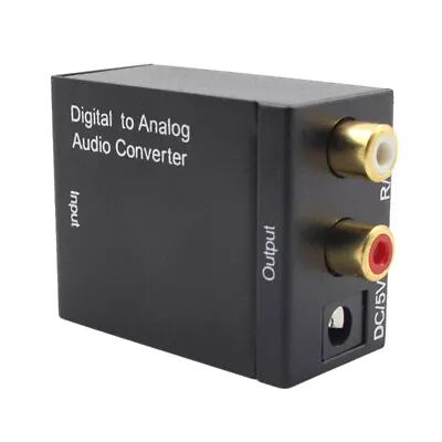 Kaufen Analog To Digital Signal Audio Sound Adapter Optical Coax Toslink SPDIF Adapter • 6.60€