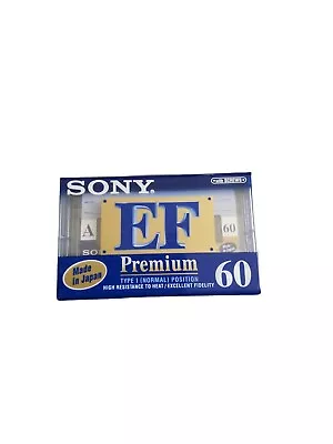 Kaufen Sony EF 60 Premium.Audio-Cassette,MC,Leer Kassette.Neu&Ovp. • 12€