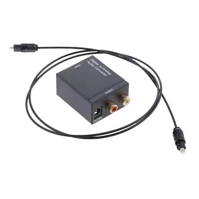 Kaufen Digital Optical Coax Zum Analogen RCA-Audio-Konverter-Adapter Mit Faserkabel • 11.27€