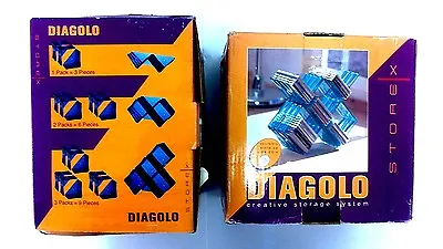 Kaufen Diagolo Kreative Aufbewahrung System Für DVD/CD Scheiben - Blau Original / Neu • 15.51€