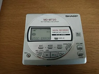 Kaufen Sharp MD-MT20 Portable Minidisc Player + Recorder -defekt- • 5€