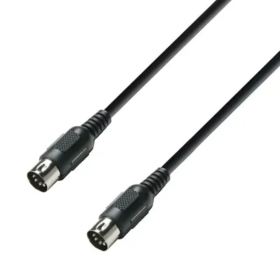 Kaufen Adam Hall Cables Konfektioniert Schwarz Kabel 0,75 M-male-DIN 5-Pol 250106-0004 • 3.99€