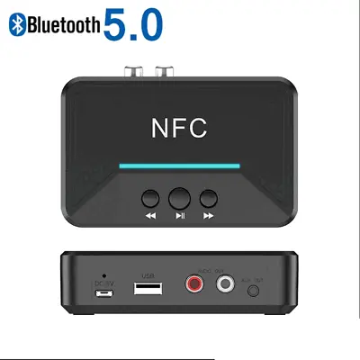 Kaufen NFC Bluetooth 5.0 Adapter Receiver Empfänger Audio 3.5 Mm Cinch AUX HiFi Stereo • 16.99€