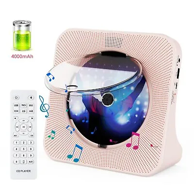 Kaufen CD-Player Tragbar Mit Bluetooth 5.0 HiFi-Sound-Lautsprecher Musik Player • 53.99€