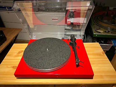 Kaufen Project Debut III Rot Plattenspieler Mit Audio-technica AT-F 2 • 219€