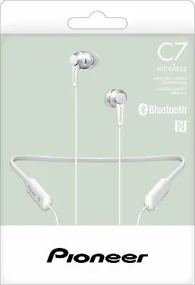 Kaufen Pioneer SE-C7BT WEISS Bluetooth Hifi In-Ear Aluminium Kopfhörer NFC/Brandneu • 60.60€