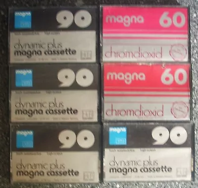 Kaufen 6x Magna Musik Kassetten 60iger + 90iger Bespielt + Entspr. Beschriftet • 2€