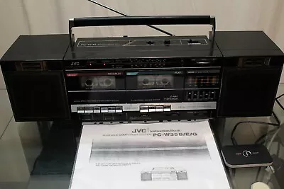 Kaufen JVC PC-W35 RADIO CASSETTE RECORDER GHETTOBLASTER BOOMBOX JAPAN Mit BLUETOOTH TOP • 195€