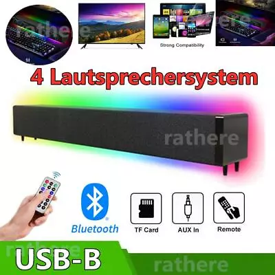 Kaufen Soundbar Wireless Bluetooth Subwoofer Lautsprechersystem Surround TV Heimkino • 22.99€