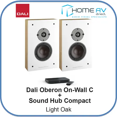 Kaufen Dali Oberon On-Wall C + Sound Hub Compact - Leichte Eiche • 1,164.95€