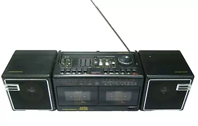Kaufen GRUNDIG Party Center 2200 HIFi Stereo Radio Doppelkassetten Rekorder Boombox 2MC • 29€
