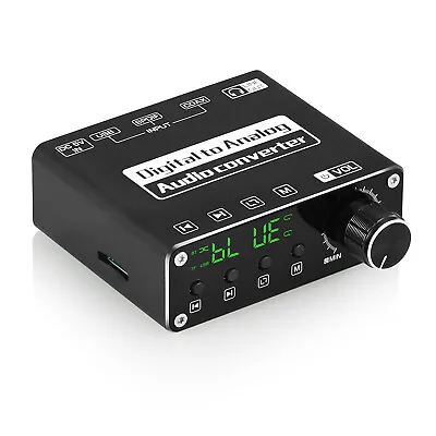 Kaufen Mini COAX/OPT Digital-zu-Analog-Audio-Konverter Bluetooth-Empfänger USB DAC Amp • 39.26€
