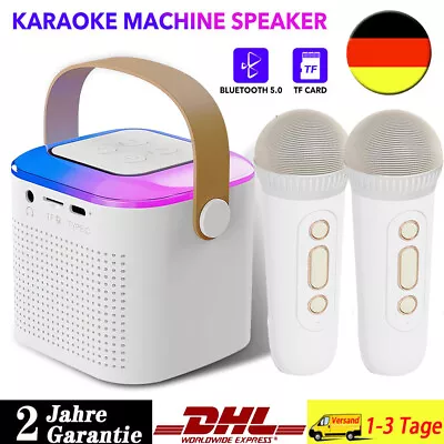 Kaufen Karaoke Set Anlage Bluetooth 5.0 Karaoke Lautsprecher Machine Mit 2 Mikrofonen • 27.99€