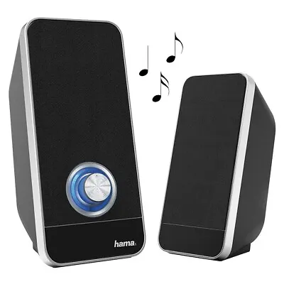 Kaufen Hama Sonic LS-206 Lautsprecher Schwarz, Grau • 14.36€