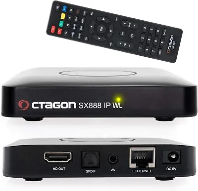 Kaufen Octagon SX888 IP WL H265 Mini IPTV Box Receiver Mit Stalker, M3u Playlist, VOD • 45.90€