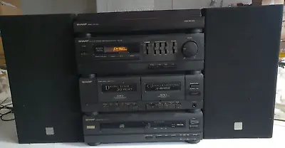 Kaufen Sharp Stereo Musikanlage CMS-150CD Plattenspieler Radio Kassette CMS 150 CD • 29.90€
