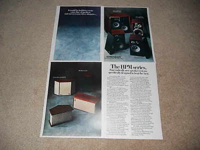 Kaufen Pioneer HPM-200, HPM-100, 60, 40 Lautsprecher Ad, 4 Pg , 1976, Artikel • 10.15€
