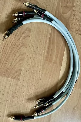 Kaufen 3 Paar Supra Cables EFF ISL Cinchkabel Mit Steckern Audiokabel 0,50m • 90€