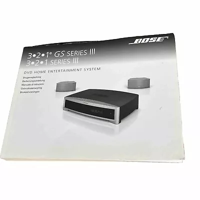 Kaufen Bose 321 3.2.1. GS III 3 2.1 Surround HDMI Heimkinosystem CD DVD Radio Player • 349.95€