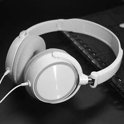 Kaufen 1X Verstellbare Kabelgebundene Over-Ear-Kopfhörer Bass Stereo Ohrhörer TOP • 8.15€