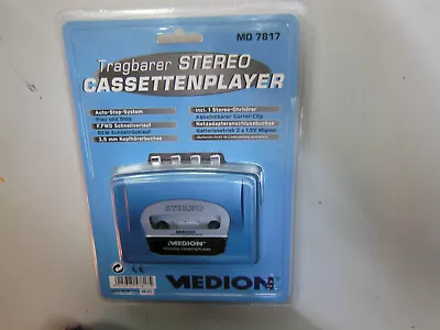 Kaufen Medion MD 7817 Tragbarer Stereo Cassettenplayer VerschweissT!! • 47€