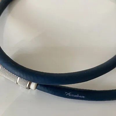 Kaufen Accuphase Cinch Kabel 1m Audio 5.1 Verbindung Blau Markierung Silber-weiss • 99.90€