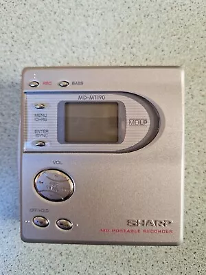Kaufen Sharp MD MT 190 H Minidisc  REC+Player + FB . MS 190 H, In OVP, Wie Neu • 99.90€