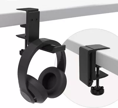 Kaufen Kopfhörerständer Halterung Tisch - Verstellbarer Headset Halter Haken - Schwarz • 14.99€