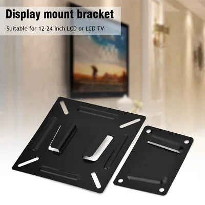 Kaufen Small TV Wall Bracket Mount Slim Fixed Screen LED LCD Plasma Monitor For 12~24  • 8.08€