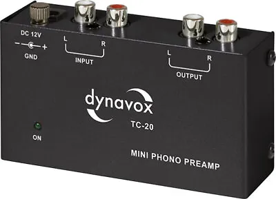 Kaufen Dynavox TC-20 Phono Vorverstärker Plattenspieler Preamp Cinch Stereoverstärker • 27.99€