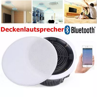 Kaufen Deckenlautsprecher Wireless Bluetooth Einbaulautsprecher Für Heimkino Badezimmer • 107.09€