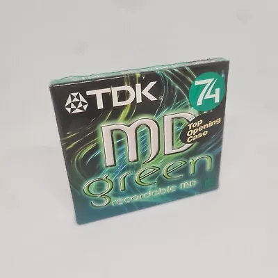 Kaufen TDK MD GREEN 74 MD-C74GEB Mini Disc Recordable MD Minidisc TV-Audio NEU OVP • 11.99€
