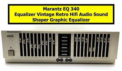 Kaufen Marantz EQ 340 Equalizer Vintage Retro Hifi Audio Sound Shaper Graphic Equalizer • 202.23€