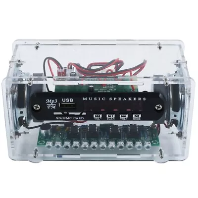 Kaufen DIY-Bluetooth-Lautsprecher-Kit, LED-UKW-Radio, USB--Heim-Sound-VerstäRker M9912 • 23.79€