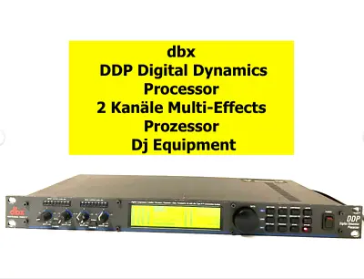 Kaufen Dbx DDP Digital Dynamics Processor 2 Kanäle Multi-Effects Prozessor Dj Equipment • 199€