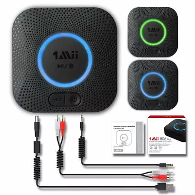 Kaufen 1Mii B06 Plus Bluetooth Hifi Audio Receiver Adapter 3,5 Mm Klinke AUX Empfänger • 38.95€