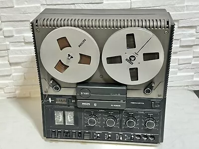 Kaufen Rarität Vintage Bandmaschine Tonbandgerät Philips N 4504 Mit DNL Spielt Nicht • 99.99€