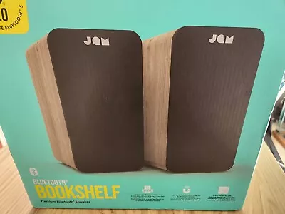 Kaufen JAM Bluetooth Bücherregal-Lautsprecher - Kompaktes, Netzbetriebenes Dual-Lautsprechersystem, • 82.03€