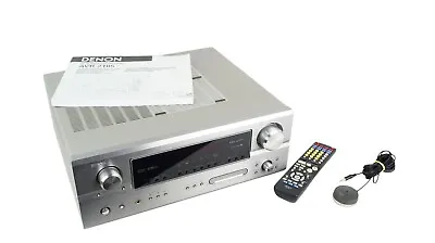 Kaufen ✅Denon AVR-2105 Dolby Digital Heimkino Receiver Silber Mit Mikrofon✅ • 249.99€