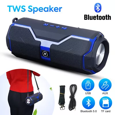 Kaufen Tragbarer Wireless Bluetooth Lautsprecher Subwoofer SD Musicbox Stereo 20W NEU • 18.99€
